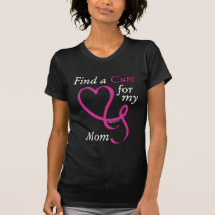 Find a Cure/Heart/Mom...Breast Cancer T-Shirt
