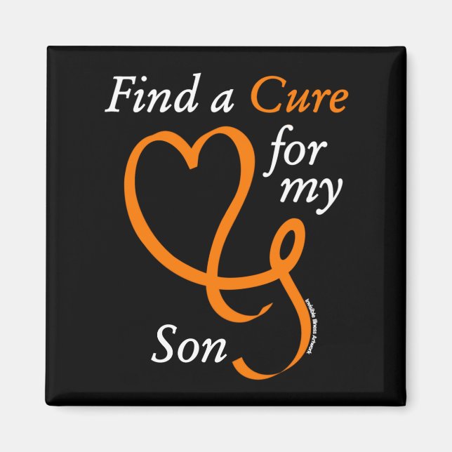 Find a Cure/Heart/Son...RSD/CRPS Magnet (Front)