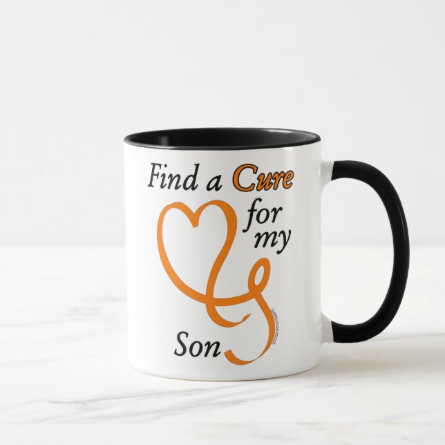 Find a Cure/Heart/Son...RSD/CRPS Mug (Right)
