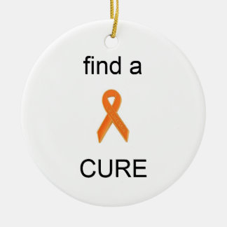 find a cure ornament