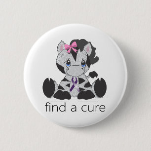 find a cure.png 6 cm round badge