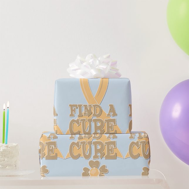 Find A Cure Wrapping Paper (Creator Uploaded)