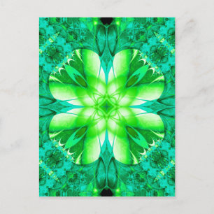 Find a Fractal Shamrock Postcards