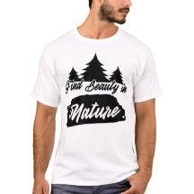 Find Beauty in Nature | Minimal Nature Quote Typog