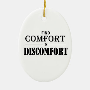 Find Comfort In Discomfort Ceramic Tree Decoration