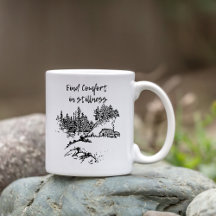 Find Comfort in Stillness Outdoor Mug