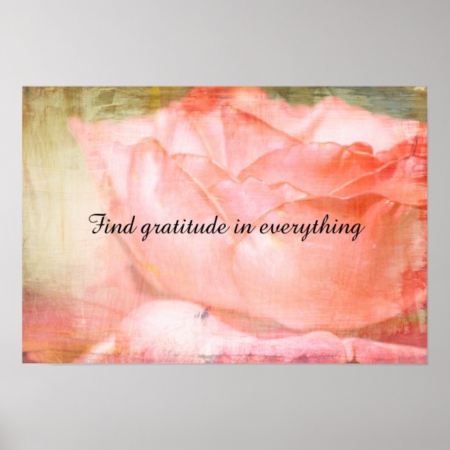 Find Gratitude Poster (Front)