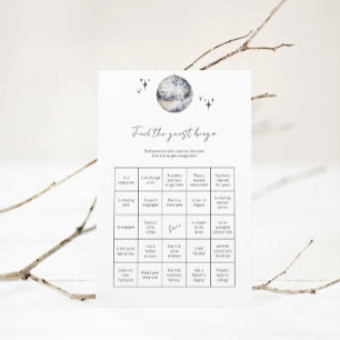 Find Guest Bingo Disco Ball Bridal Shower Game