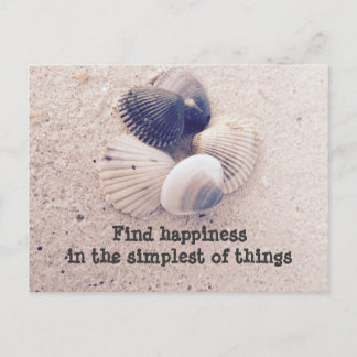 Find happiness postcard
