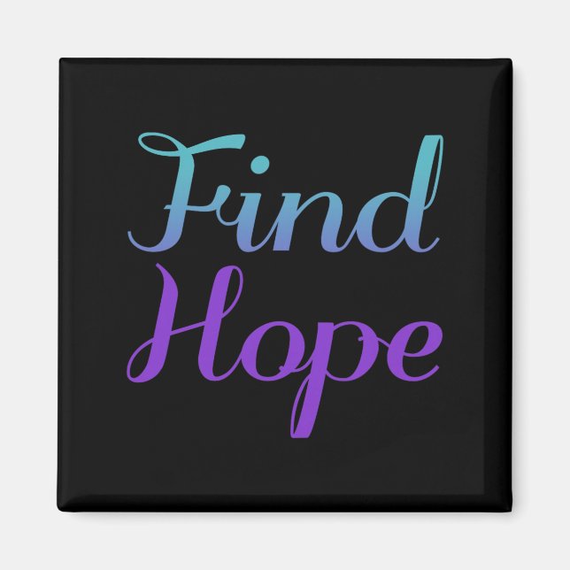 Find Hope Prevention Design Magnet (Front)