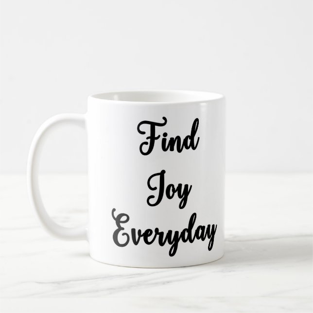 Find Joy Everyday Mug (Left)