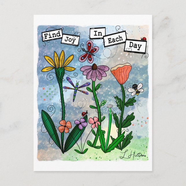 Find Joy in the Day | Art Card (Front)
