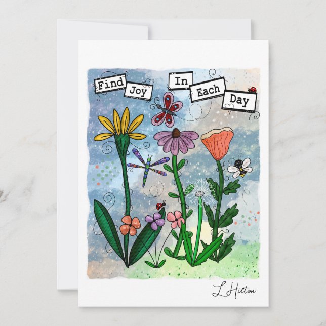 Find Joy in the Day | Art Card (Front)