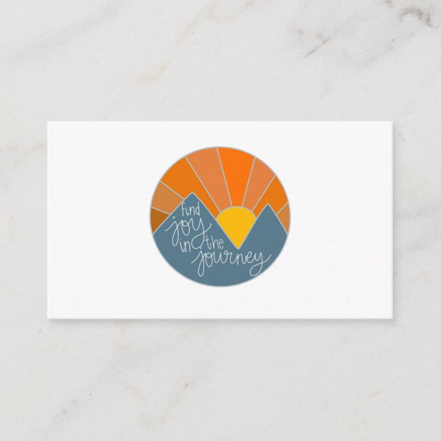 Find Joy in the Journey Enclosure Card (Front)