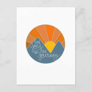 Find Joy in the Journey Postcard
