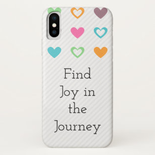 Find Joy in the Journey with assorted hearts Case-Mate iPhone Case