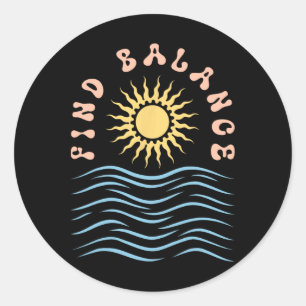 Find Lance Sunshine Paradise Summer Vibes Summer _ Classic Round Sticker