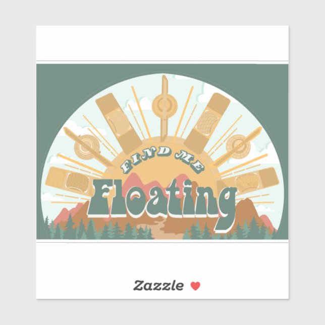 Find Me Floating Sticker (Sheet)