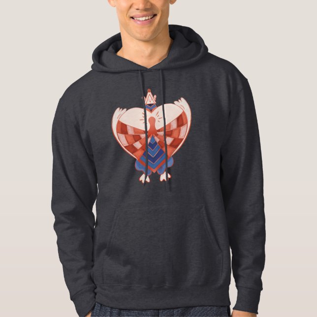 Find My Heart: Heart-shaped Lock Block Hoodie (Front)