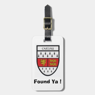 Find My Luggage Personalised Carlow County ID Tag. Tag