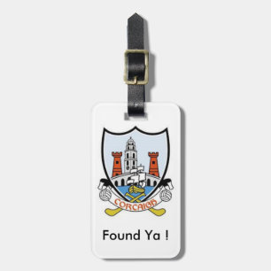 Find My Luggage Personalized Cork County ID Tag. Luggage Tag