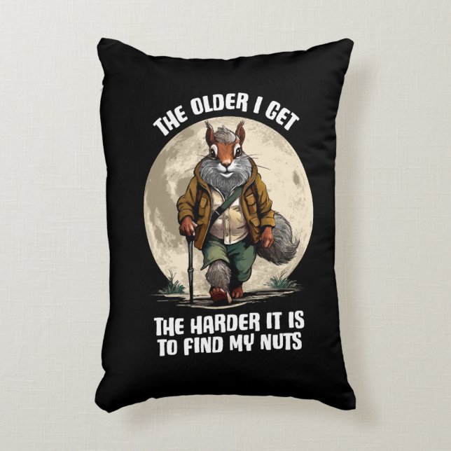 Find My Nuts - funny squirrel Decorative Cushion (Front(Vertical))