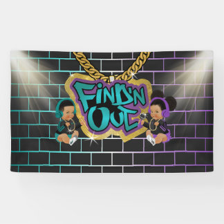 Find 'N Out Banner! Gender Reveal! Banner