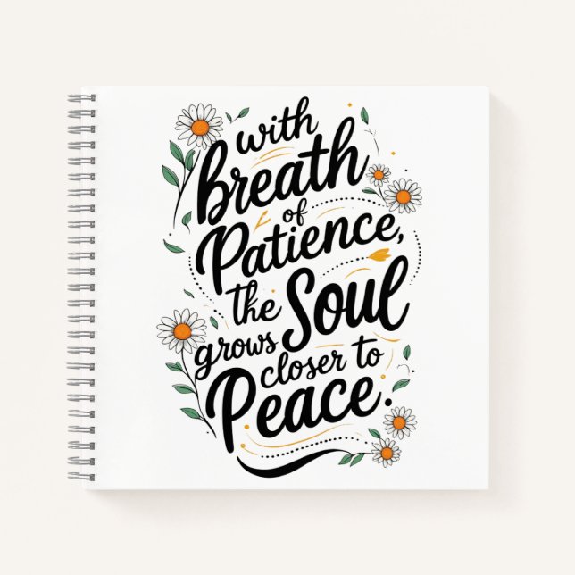 Find Peace in Every Word Notebook (Front)