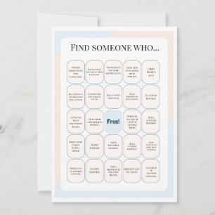 Find Someone Who Classroom Bingo Activity