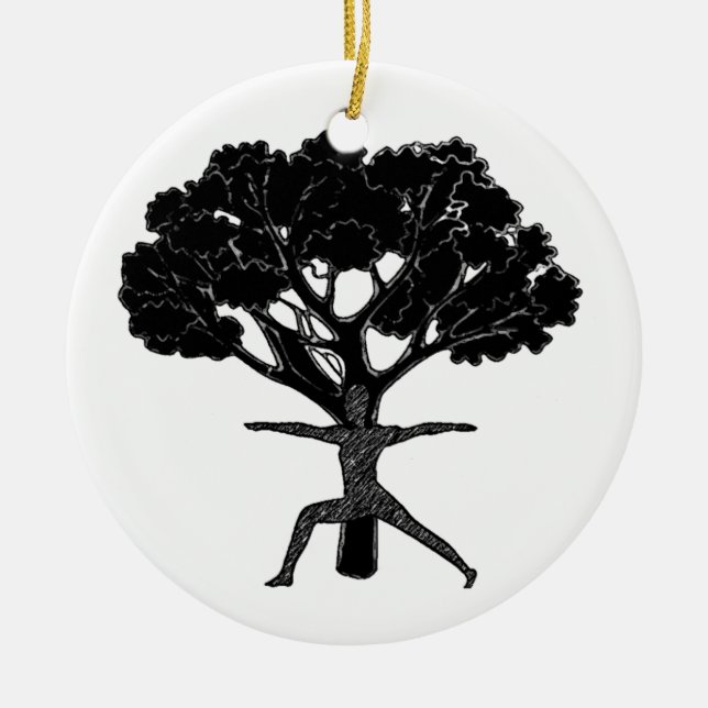 Find That Balance Ceramic Tree Decoration (Front)