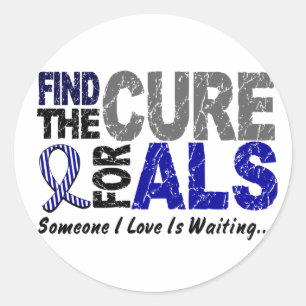 Find The Cure 1 ALS Classic Round Sticker