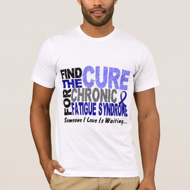 Find The Cure CFS Chronic Fatigue Syndrome T-Shirt (Front)