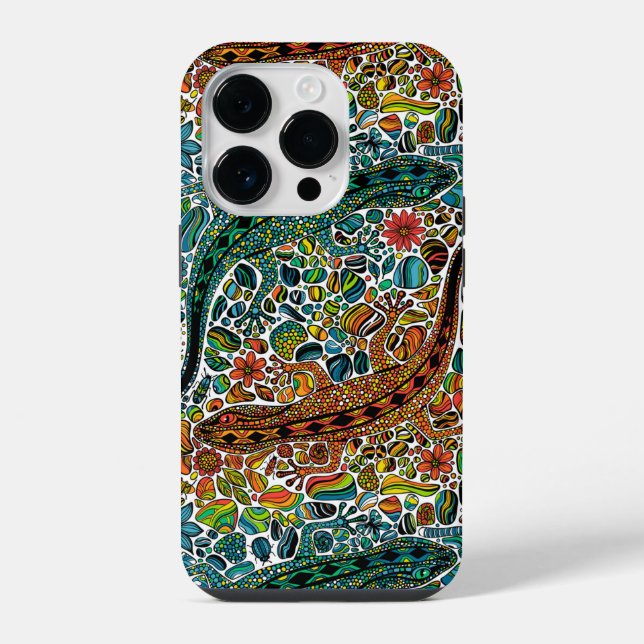 Find the geckos iPhone case (Back)