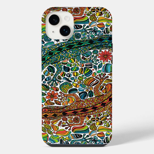 Find the geckos iPhone case (Back)