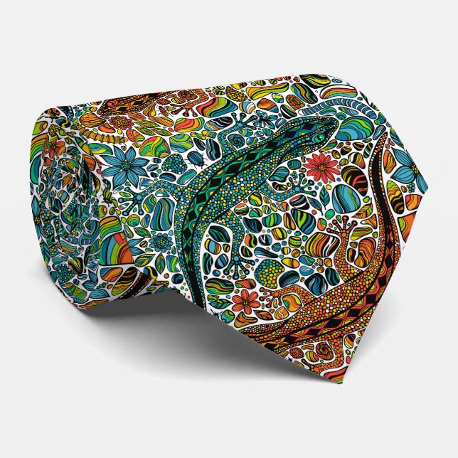 Find the geckos tie (Rolled)