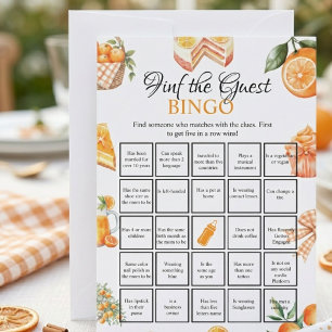  Find the Guest Baby shower bingo  Game Card