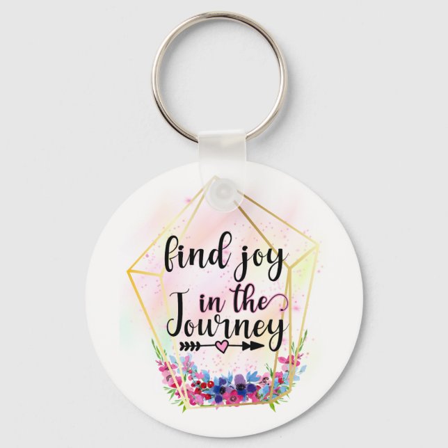 Find The Joy In The Journey Key Ring (Front)