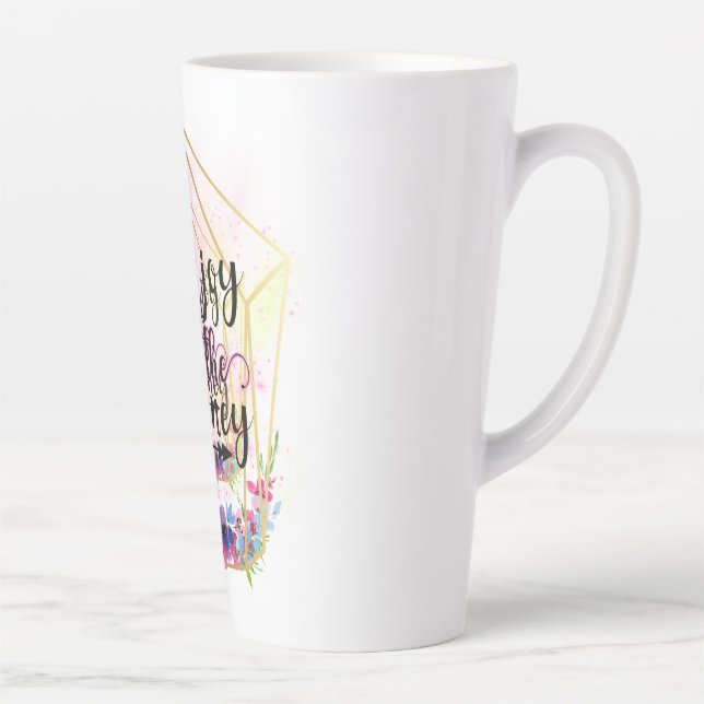 Find The Joy In The Journey Latte Mug (Right)