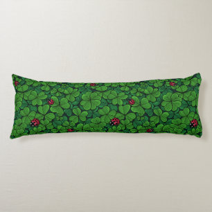 Find the lucky clover body cushion
