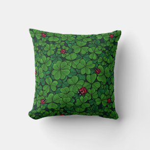 Find the lucky clover cushion