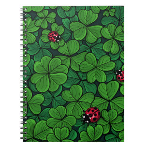 Find the lucky clover notebook