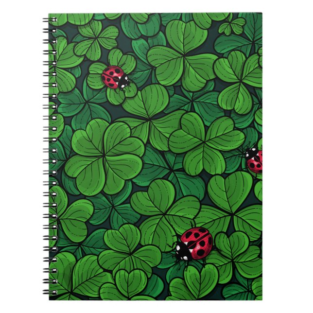 Find the lucky clover notebook (Front)