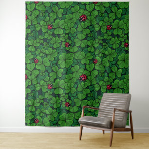 Find the lucky clover tapestry