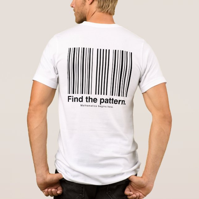 Find_the_pattern Tri-Blend Shirt (Back)