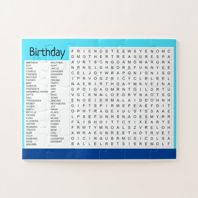 Find The Words Jigsaw Puzzle (Horizontal)