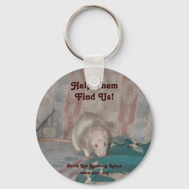 Find Us Key Ring (Front)