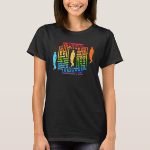 FIND WAY TO YOUR HAPPINESS happiness maze T-Shirt
