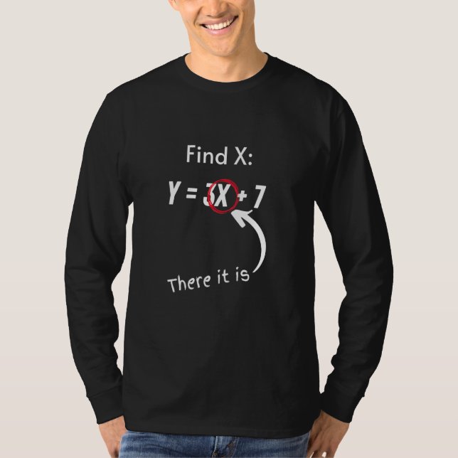 Find X Algebra T-Shirt (Front)