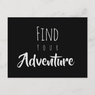 Find Your Adventure Positive Affirmation Postcard