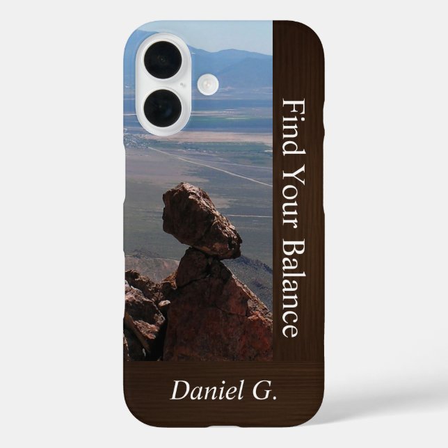 Find Your Balance Boulder Case-Mate iPhone Case (Back)